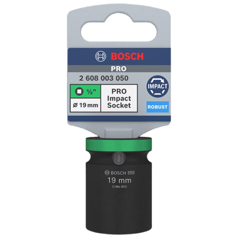Bosch Professional Impact Socket, Chrome Vanadium Steel