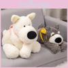 Cuddly Warm Highland Terrier And Schnauzer Plush Toy For Sleeping And Snuggling