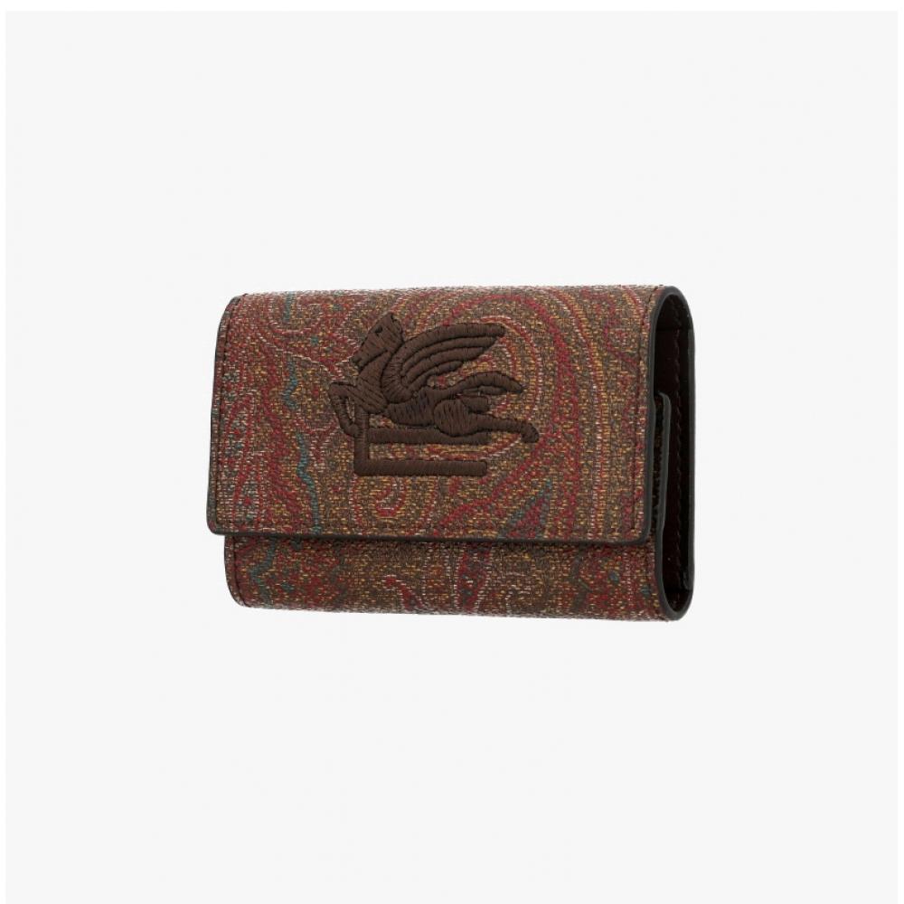 Etro Paisley Jacquard Pegasus Kortplånbok M0019