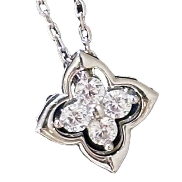 Accessible Luxuryclassy Four-leaf Clover Necklace Smart Detachable Design Exquisite Fashioncasual Clavicle Chain