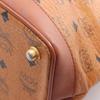 Used MCM Vicetos Handbag Leather Brown Used Women