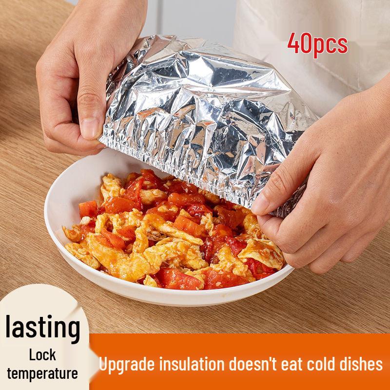 Wiederverwendbare Isolierabdeckung aus Aluminiumfolie zur Aufbewahrung von Lebensmitteln und zur Temperaturerhaltung