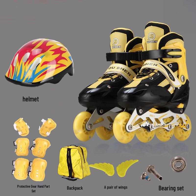 Norman Adjustable Kids Inline Roller Skates