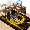 BSC YOUNG BOYS Polyester Carpet, Soft Indoor Mat for Office Chair, Living Room, Computer Desk - Decorative Home Office Rug Design
