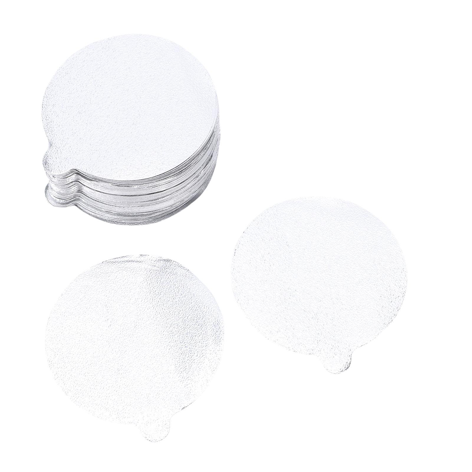 200PCS 54.5mm Aluminum Foil Pods Covers Coffee Pods Aluminum Foil Lids for Home Kitchens Cafes Offices Camping