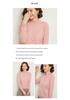 2023 Autumn-Winter Women's Slim-Fit Knit Sweater: Loose Outerwear, Half-High Neck, Thick Inner Layer.