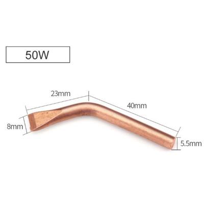 New 100W150W200W300W500W Electric Soldering Iron Tip Pure Copper High Power Large Area Welding 9 Styles External Heat Tip