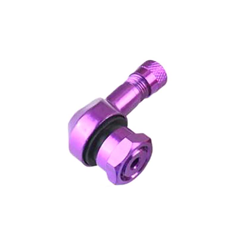 

2 шт./компл. штоков клапанов мотоцикла обода 90 градусов угол алюминиевый сплав клапан колеса шины бескамерные колпачки клапанов для обода колеса детали фиолетовый