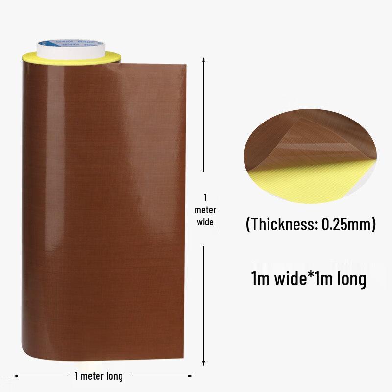 Ally Brown High-Temperature PTFE Coated Cloth Tape