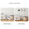 4pcs/pack Wall-Mounted Power Cable Clamps Fixer Strip Punch-Free Cable Hangers Management Clips For Wall And Table Mounting