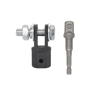 1/2 Inch Scissor Jacks Adaptor Drive Impact Wrench Adapter Tool Jack Shear Chrome Vanadium Steel Adapter Steel Ball Joint Rod