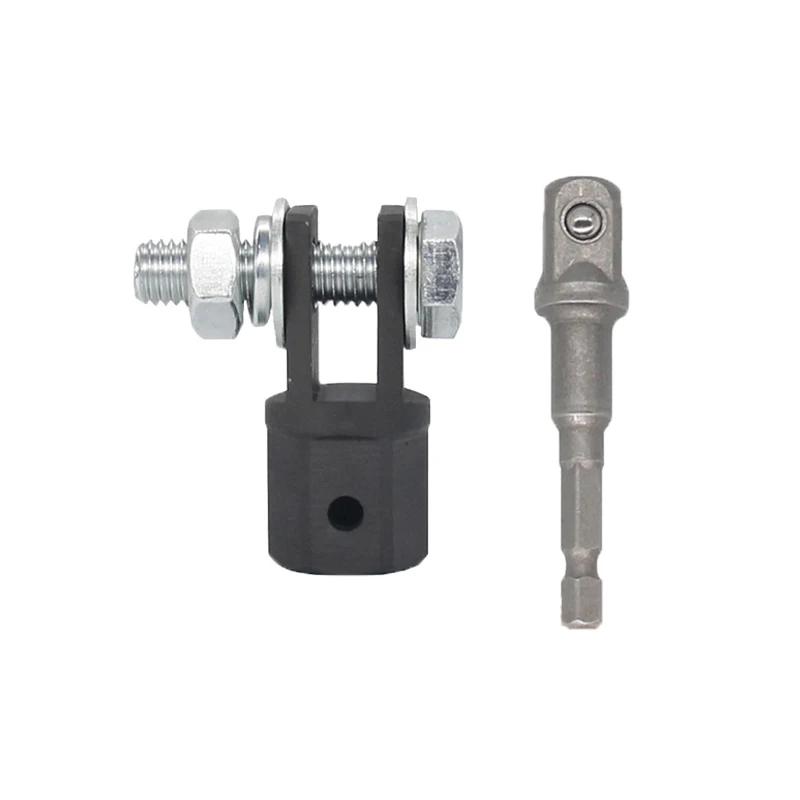 1/2 inch Cricuri foarfece Adaptor Drive Cheie de impact Adaptor Instrument Cric de forfecare Adaptor din oțel crom-vanadiu Tijă de articulație sferică din oțel