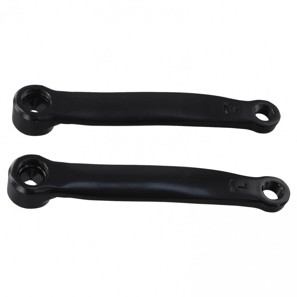 165mm Crank Set for Exercise Bikes Left and Right Iron Cranks with Square Hole