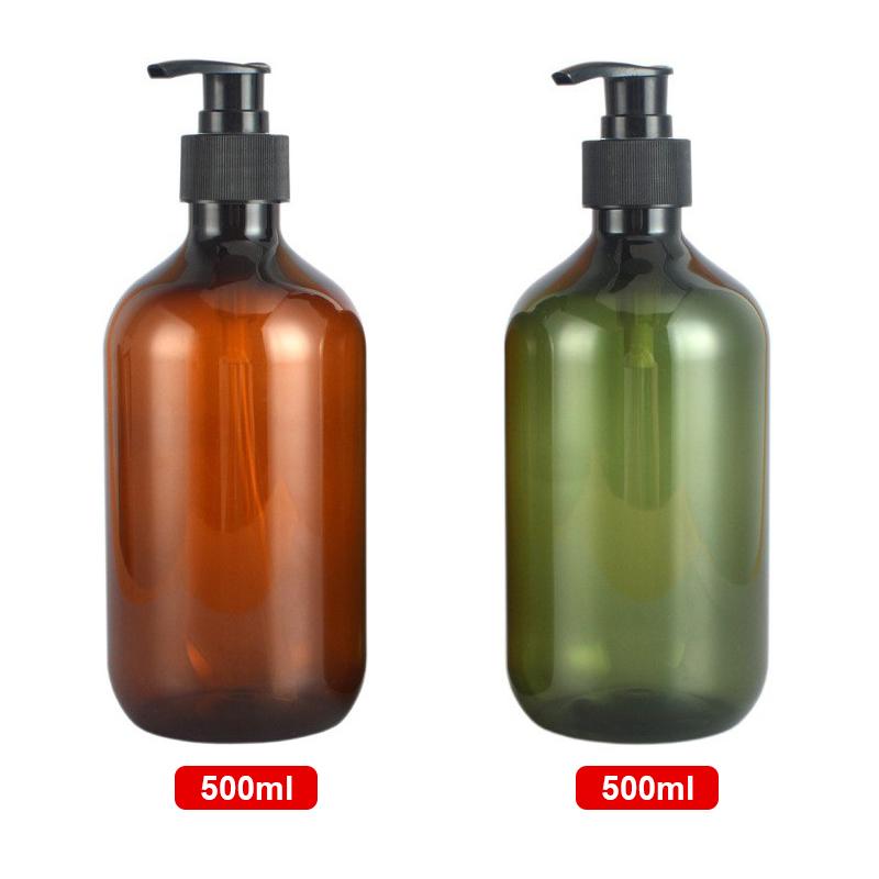 300/500ml Seifenspender Lotion Shampoo Duschgel Halter Körperseife Flasche Leere Badepumpe Flasche Badezimmer Flüssigkeitsspender