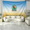 Arazzo da Parete Blackburn Rovers Appeso Estetico alla Parete Coperta in Tessuto Stampato Arazzi Decorativi per Camera da Letto Soggiorno Decorazioni per la Casa