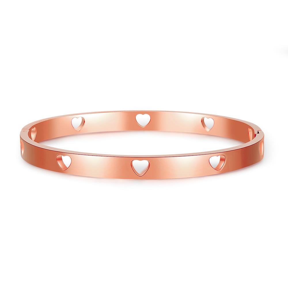 JYL TS Bracelet  Hollow Heart Design Nurtures Love & Joyful Connections ZJ6596 ваниль