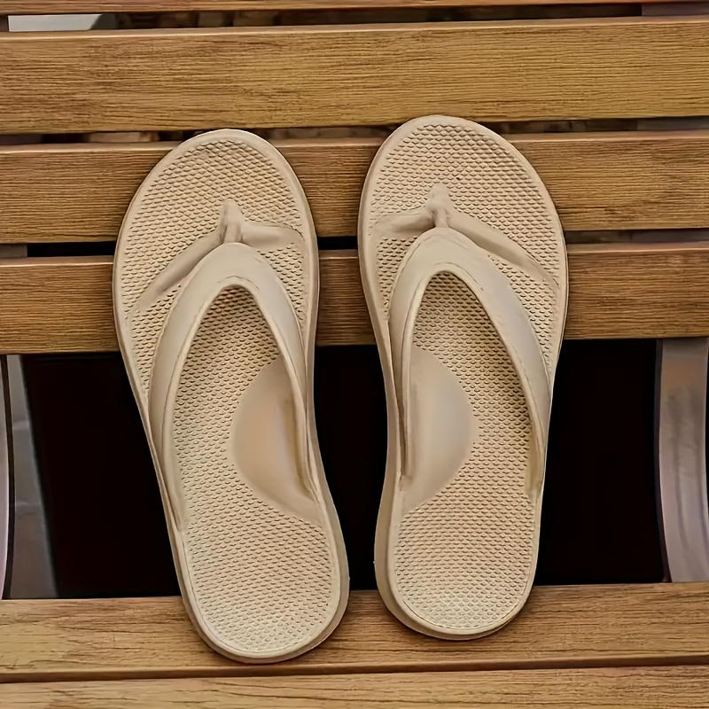 Unisex Bequeme EVA Rutschfeste Sandalen - Minimalistisches Streifendesign, Ganzjährig Tragbar & Handwäschefreundlich | Ideal für Zuhause und Strand, Sandale