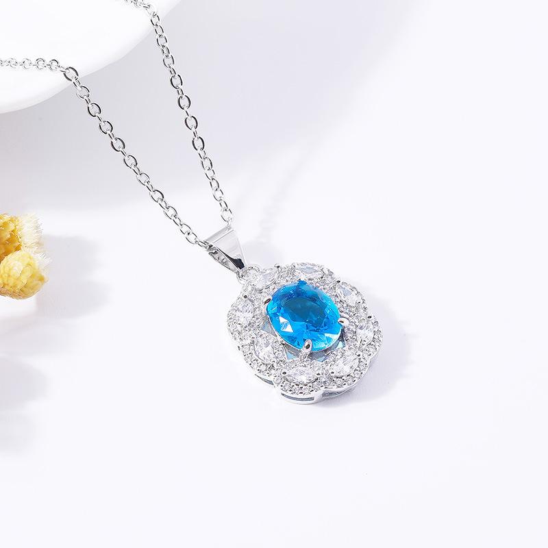 Naszyjnik ze stali tytanowej wiatr damski wysokiej klasy nie blaknie łańcuszek na obojczyk lekka luksusowa miedziana cyrkonia biżuteria