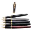 Gullor 5 PCS Classic Metal Fountain Pen B388, Gift Pens with Converters, 5 Colors