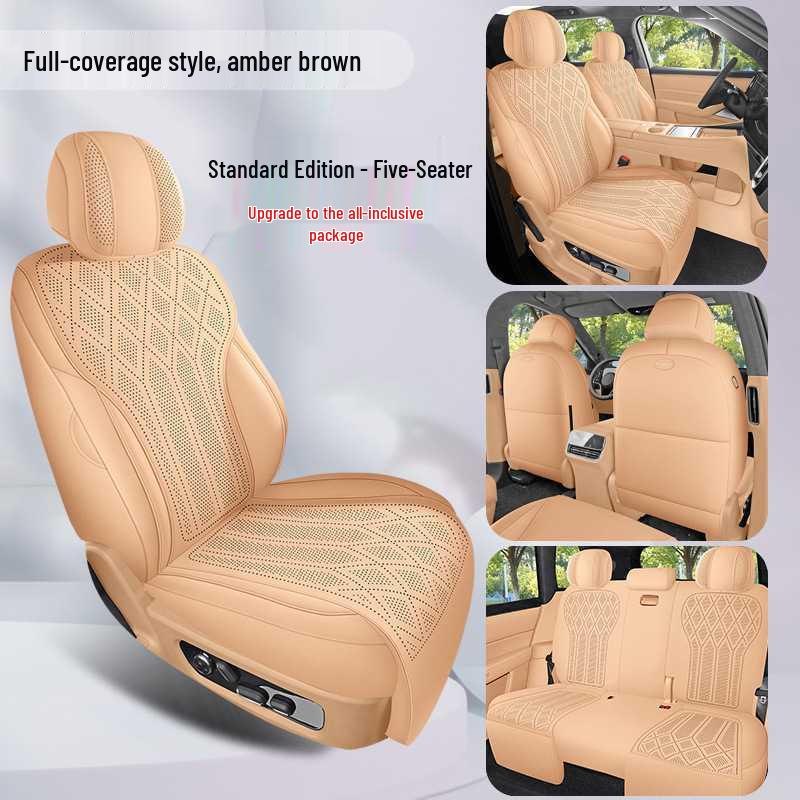 AITO M9 Suede Seat Cushions, Fit for 25 Models, All-Season, Suitable for Five/Six-Seater Cars - Car Accessories