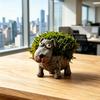 Small Animal Planter Pot Cartoon Frog/Crocodile/Dog Flower Pot Cute Decorative Cactus Pot for Home Office Desk Garden Decor
