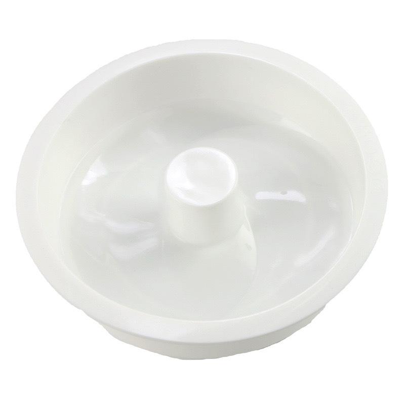 1 Pc Round Corrugated Vortex Silicone Cake Mold Mousse Mold, White Italian Pastry Mold Baking Mold