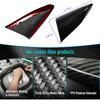 2pcs Car Front Inner A Pillar Trim for Corvette C8 Z51 Z06 Stingray HTC 2020 2021 2022 2023 2024 2025 2026,Genuine Carbon Fiber Window Triangle Cover