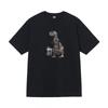 Herren Übergröße Kurzarm T-Shirt 250-300g Schwer Baumwolle T-Shirt Lässig Lockerer Schnitt