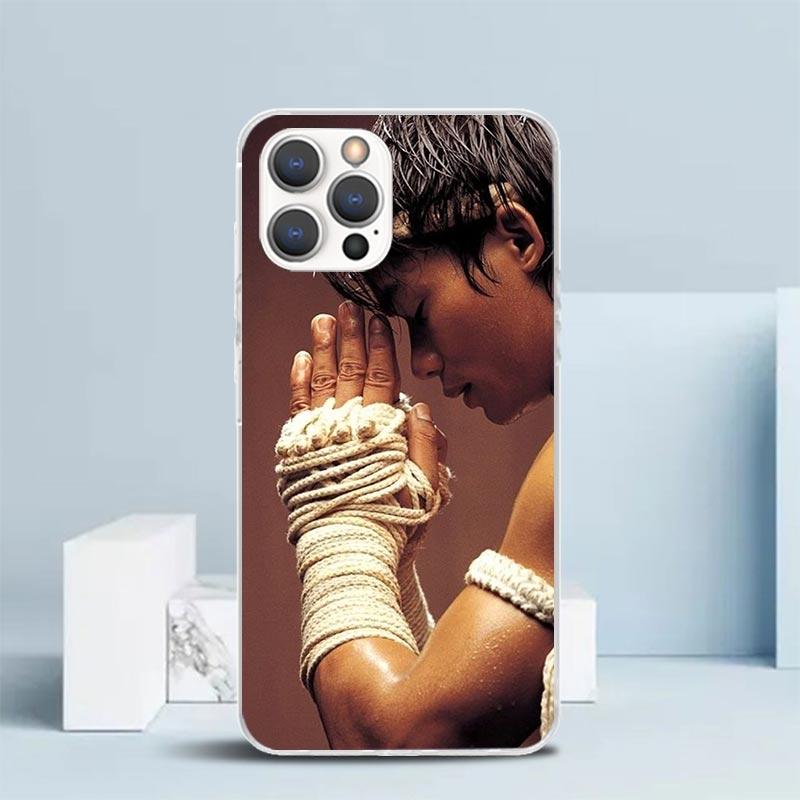 Muay Thai Fight Boxing Phone Case For IPhone 16 17 Air 16E 15 14 Plus 13 Mini 12 11 Pro Max 7 8 + SE 2020 Soft TPU Back Cover 16