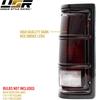 USR 88-96 Dakota Tail Lights Pair - Left + Right - Compatible with 1988-1996 Dodge Dakota & 1981-1993 Ramcharger - Dark Smoke Re