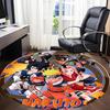 1pc Naruto Characters Office Round Area Rug, Under Office Chairs Bedroom Living Room Home Decor, Room Decoa1022160