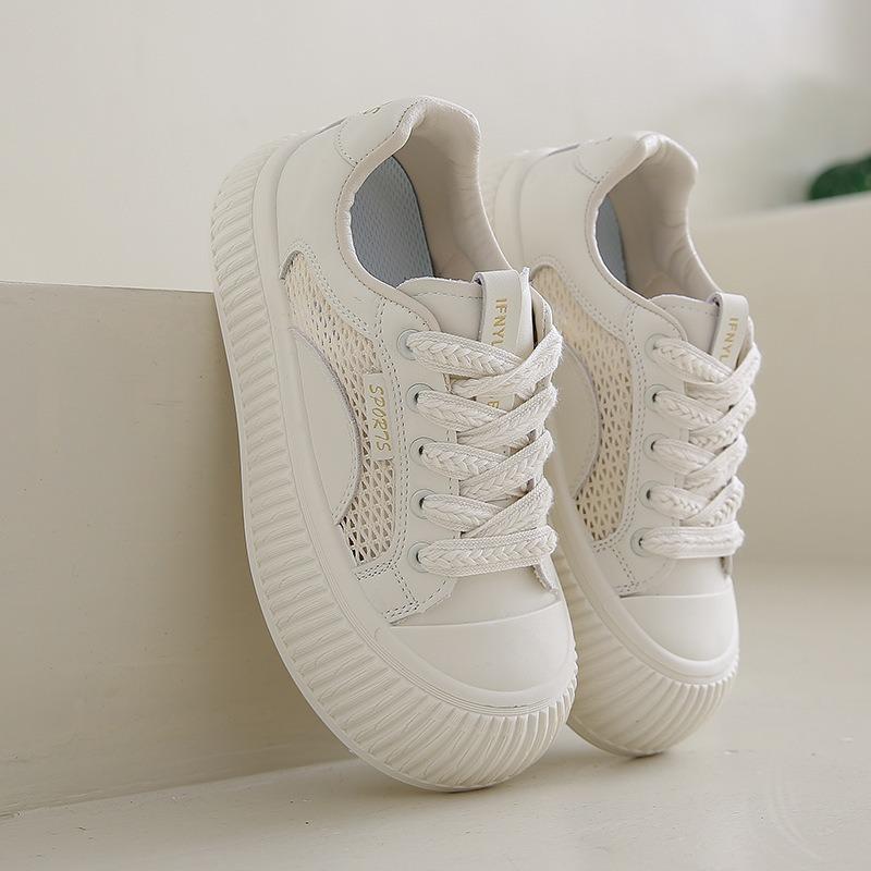 Spring New Breathable Little White Shoes Female Students Thick-soled Versatile Casual Sports Shoes