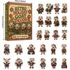 2026 Christmas Countdown Calenda, 24 Vintage-Style Goat Christmas Tree Ornament,Holiday Gift for Christmas