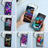 Cool -Colorful Graffiti Soft Silicone Case for Samsung S25, S24, S21, S22, S23, S30, Ultra, S20, Plus, FE, Lite-Black