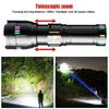 30W High Power Strong Light Flashlight Charging Long Range Flashlight New Telescopic Variable Focus High Luminous Aluminum Alloy Flashlight