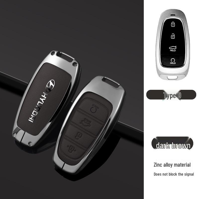 Key Cover Compatible with Beijing Hyundai Ix35, Elantra, Festa, Verna, Ix25, Santa Fe - Premium Men's Bag Case