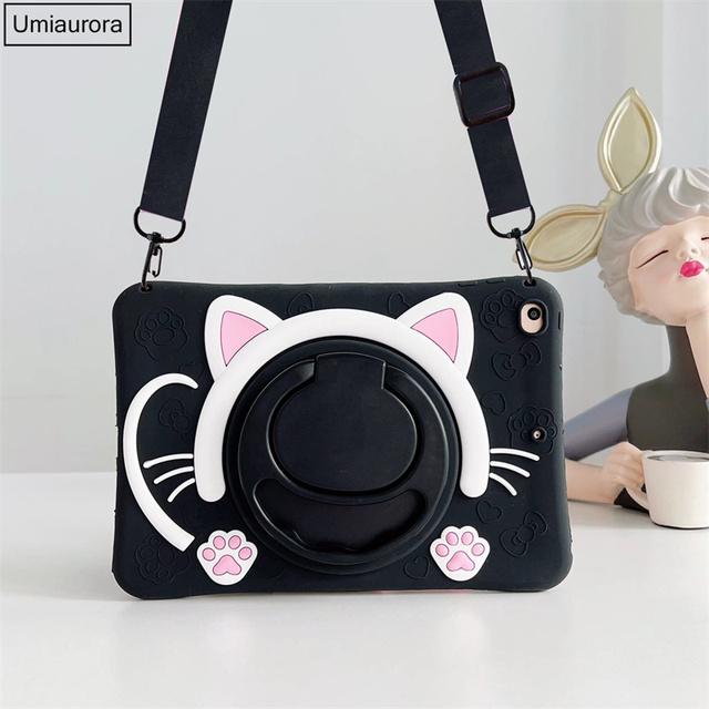 Cartoon Unicorn Astronaut Pig Kids Bubble Case pro Samsung Galaxy Tab A8 10.5 SM-X200 X205 S6 A7 Lite T500 P610 T290 T220 silikonový obal na tablet