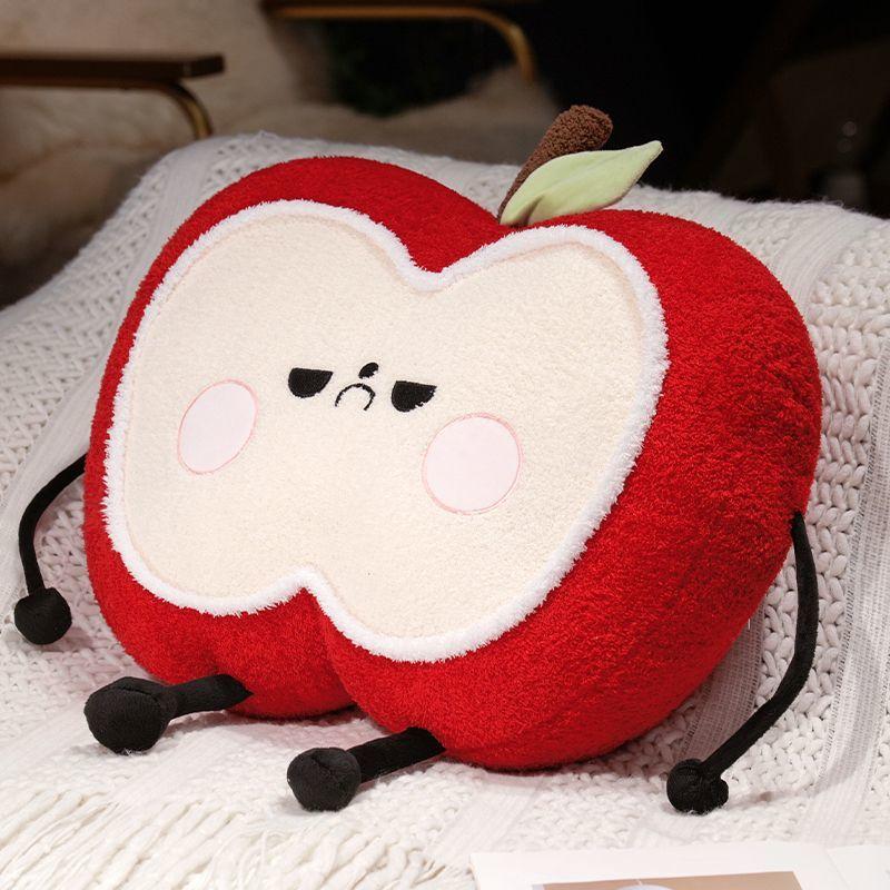 

Game Love And Deepspace Caleb Cosplay Doll Kawaii Plush Apple Pillow Bolster Back Cushion Headrest Accessories Ornament Prop 60cmX50cm бежевый