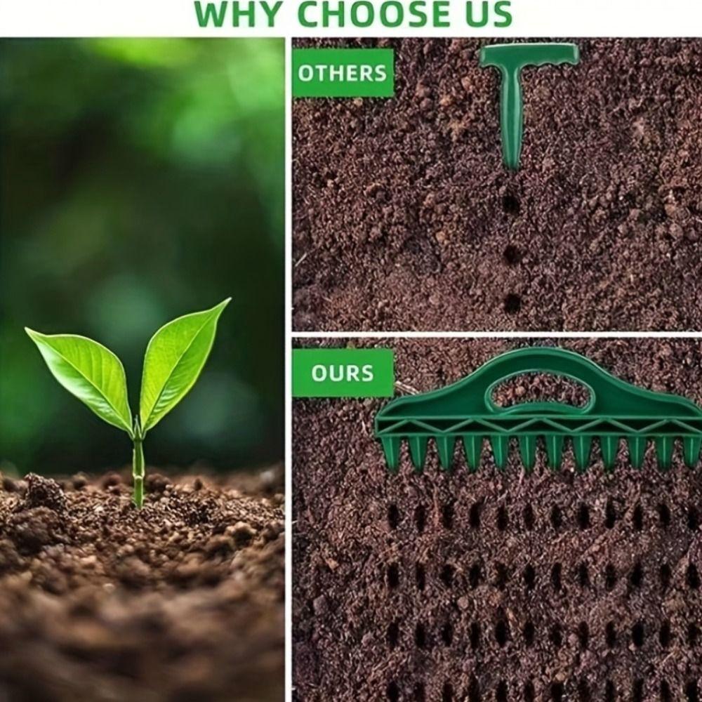 Portable Lightweight Gardening Dibbler Reusable Seed Planter Spacer Seed Spreader  Garden Planting