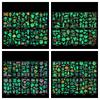 Halloween Stickers Tattoo Children Cartoon Night Glow Kid Party Prop Makeup