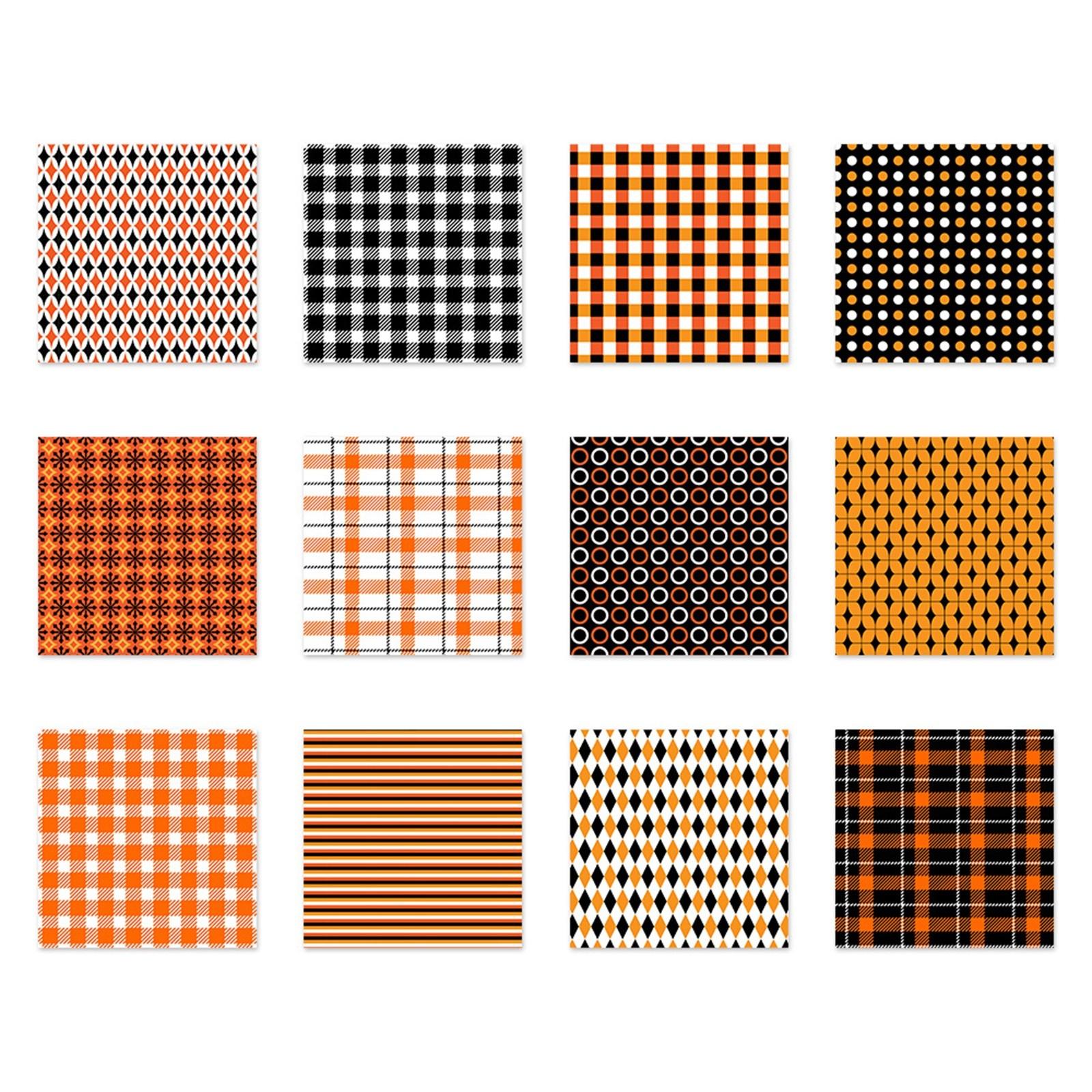 

Хэллоуин Украшение Ручная Упаковка Двусторонняя Офсетная Бумага Ужас Тыква Листья Атмосфера Вечеринки Праздничные Принадлежности One Size