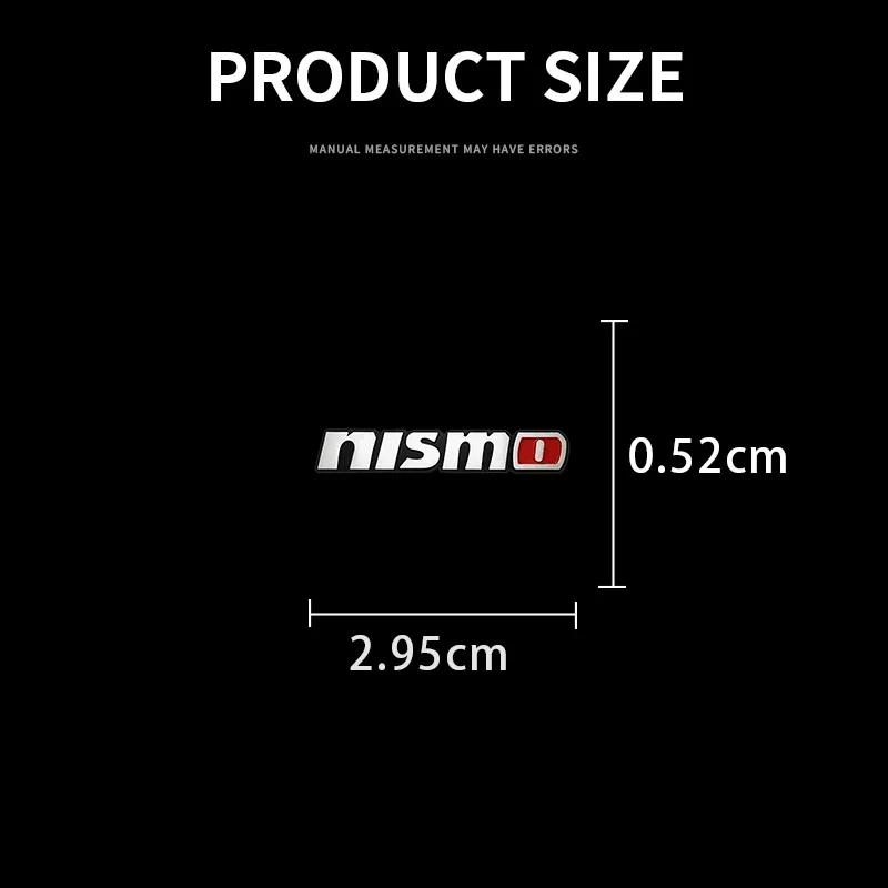 Bilmärke Interiördekaler för Nissan Nismo Logo Qashqai J11 J12 Teana Altima Ariya Juke Murano Micra Kicks X-trail T32 T31