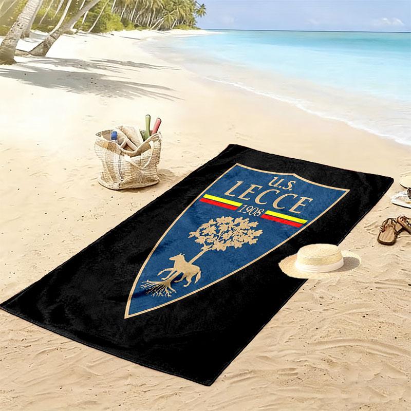 Lecce Spirit Print Beach Towel, Large Soft Quick Dry Towel for Beach Camping Swimming