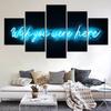 The underwater shark 5 piece Wall Artwork Wallpapers modern Modular Poster art Canvas painting for Living Room Home Decor