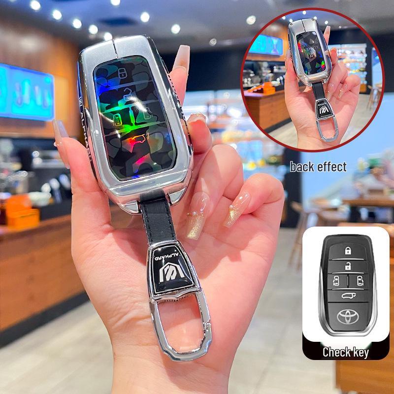 Toyota Sienna Key Case: Compatible with 24 Models, Granvia, Alphard, Vellfire Metal Shell Buckle