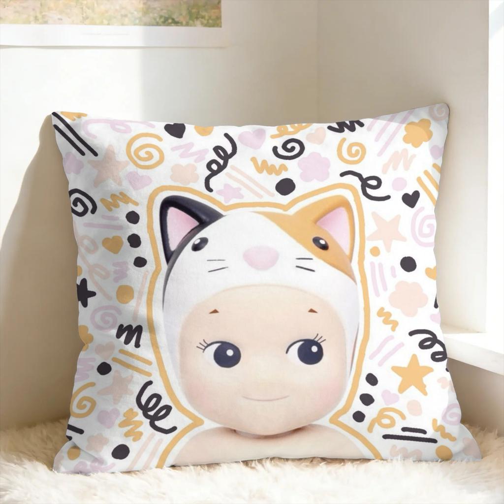 Cute S-Sonny Fruits A-Angles Pillow Case Comfy Pillow Cover Cute Funny Pillowcases For Wedding Party Home Decor