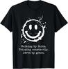 Walking by Faith Tripping Constantly Saved by Grace 100% Cotton T-shirt Mens Tees Top