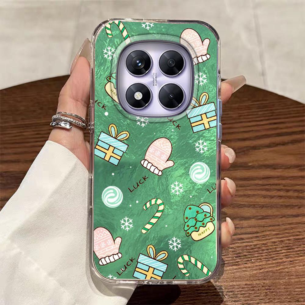 

Christmas Santa Claus Elk Gift Phone Case For Xiaomi Redmi Note 15 14 13 12 11S 10 10S 9 Pro 9A 15C 13C 14C A3 A3X 9C A1 Cover Redmi A1
