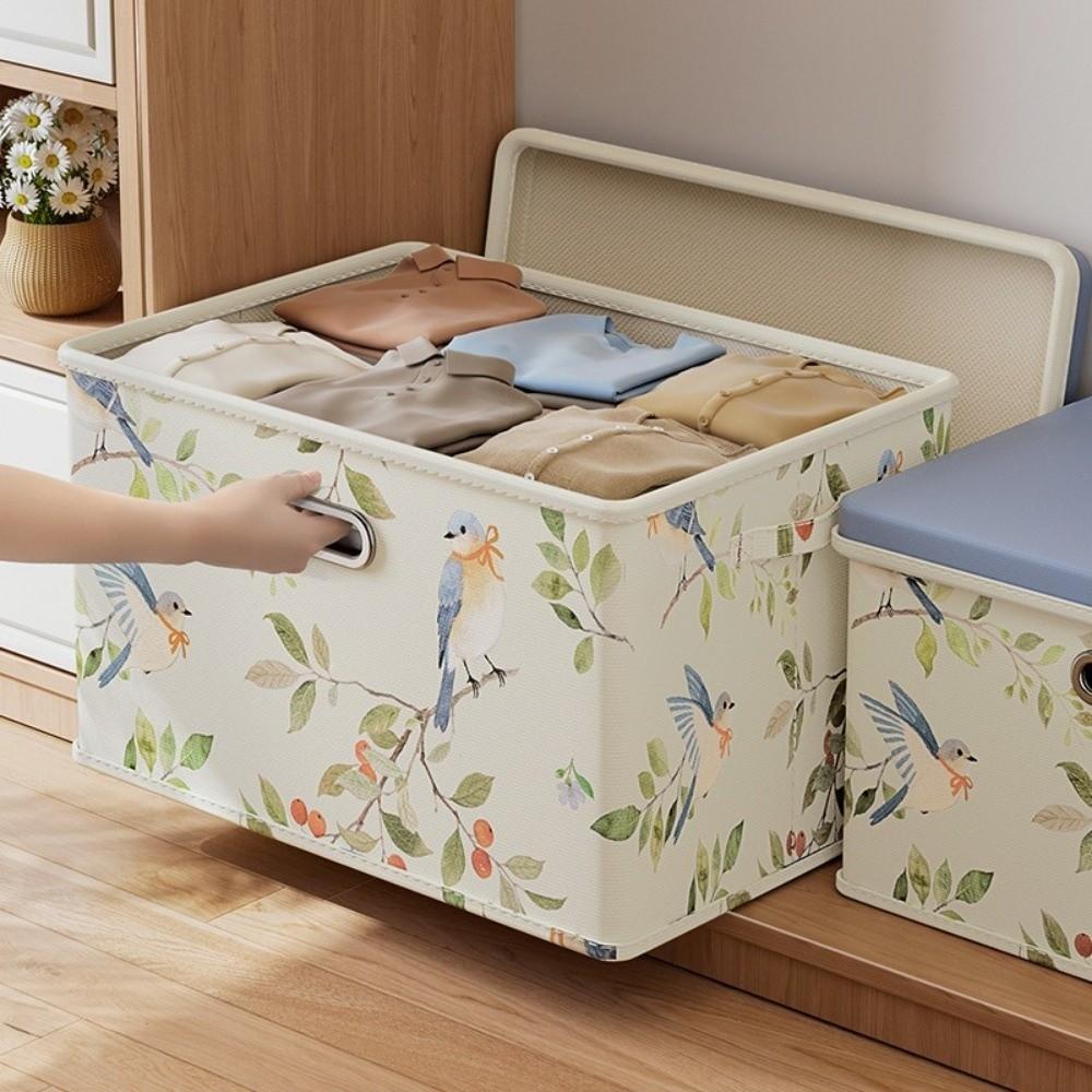 Oxford Fabric Clothes Quilts Storage Box Large Capacity Car Storage Container Under Bed