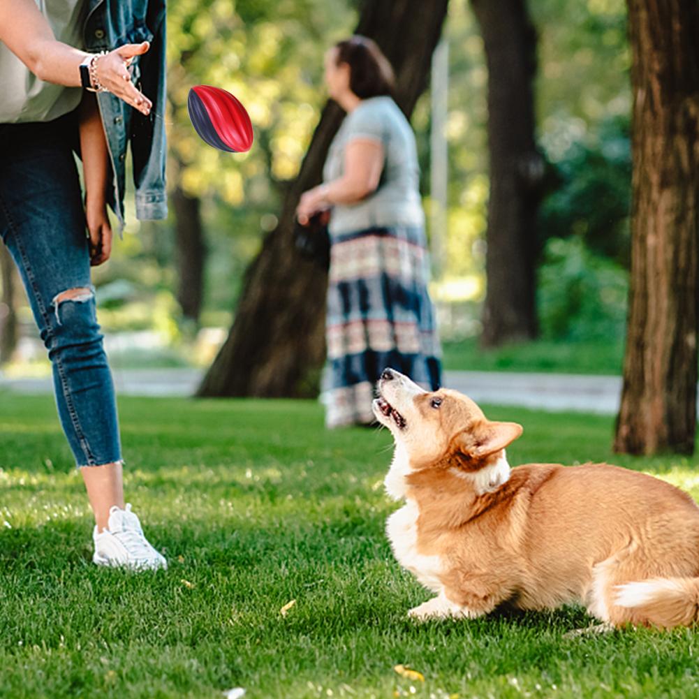 Wiederverwendbarer Rugby-Wurf- & Tritt-Trainingsball für drinnen oder draußen Rugby Für Training Für Teamaktivitäten